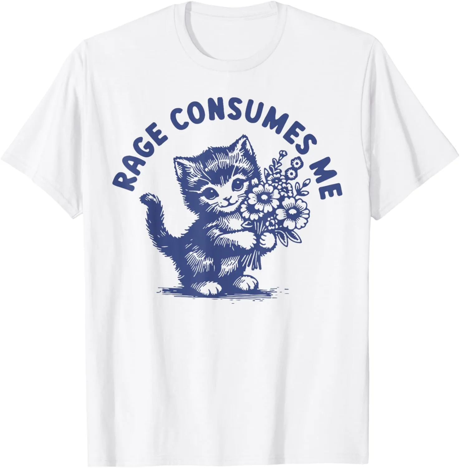 Cat Rage Consumes Me T-Shirt