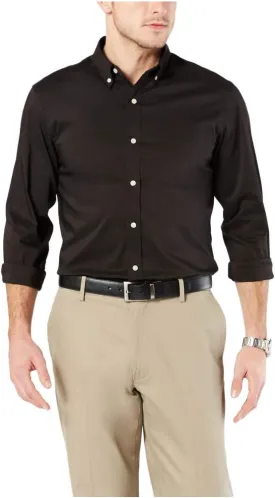 Dockers Men's Classic Fit Long Sleeve Signature Comfort Flex Shirt (Standard and Big & Tall)