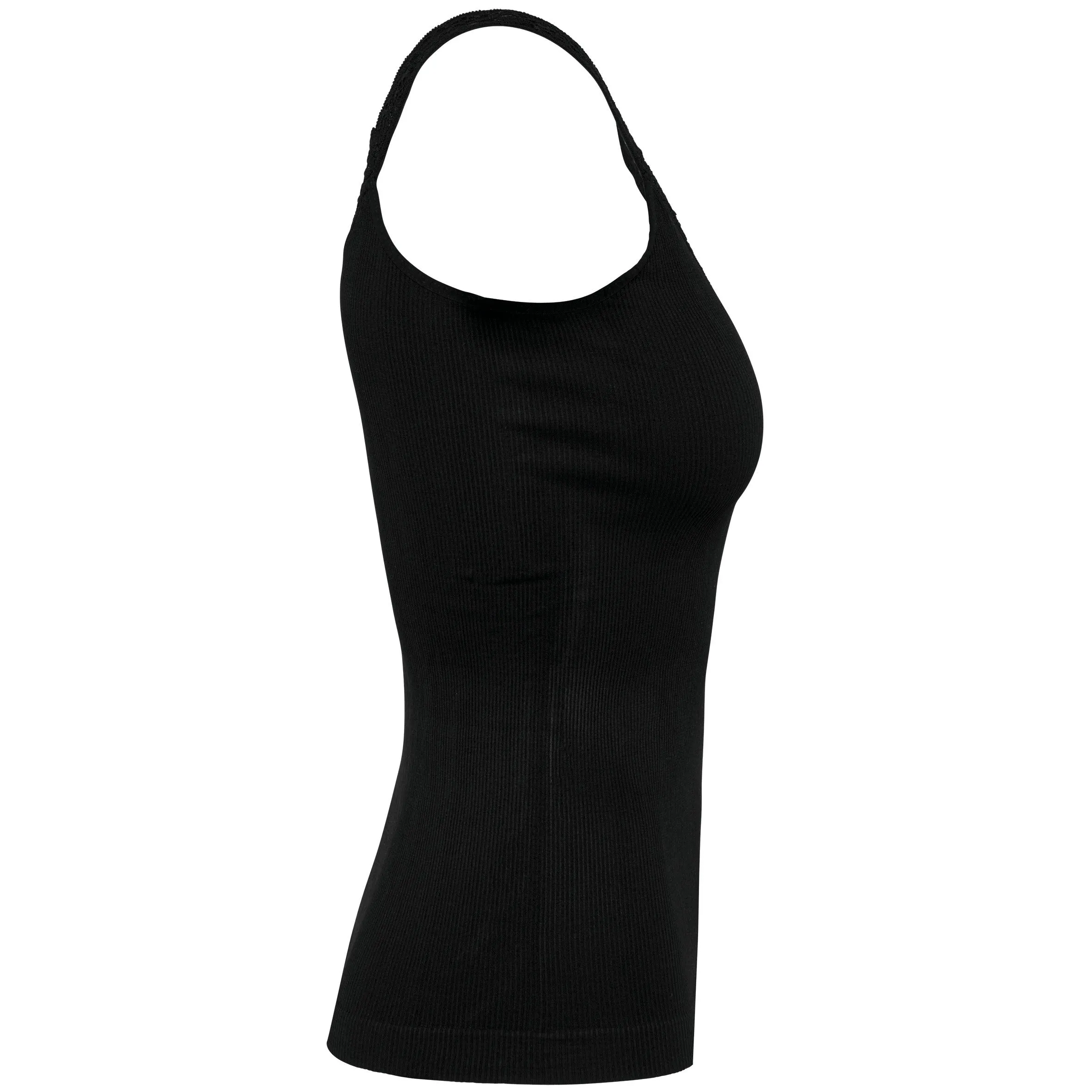 Eco-friendly Seamless Tank Top With Lace - K3043