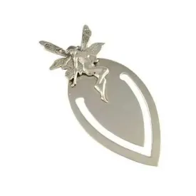 Engraved Sterling Silver Fairy Bookmark
