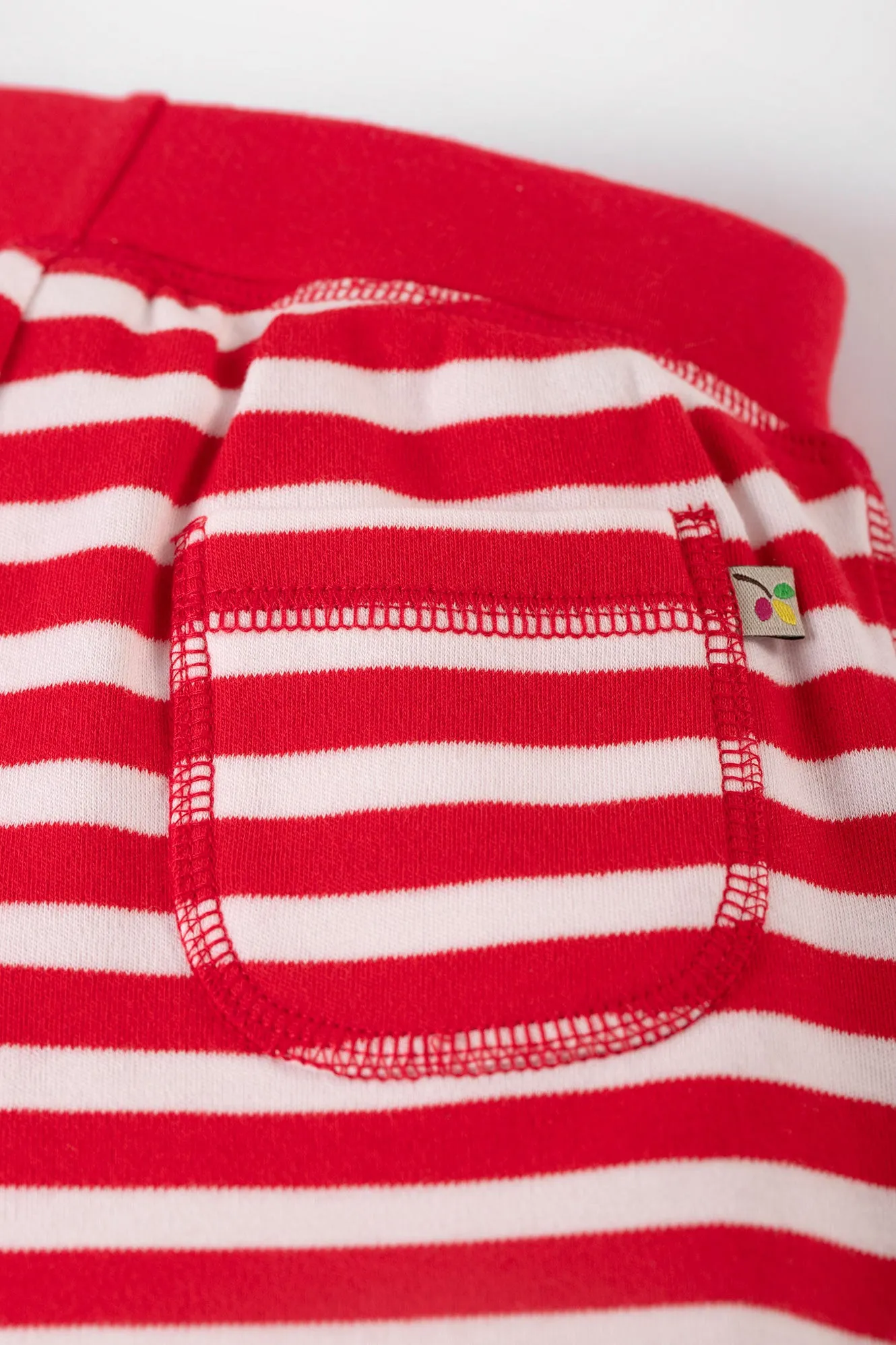 Frugi Ellis Shorts True Red Stripe
