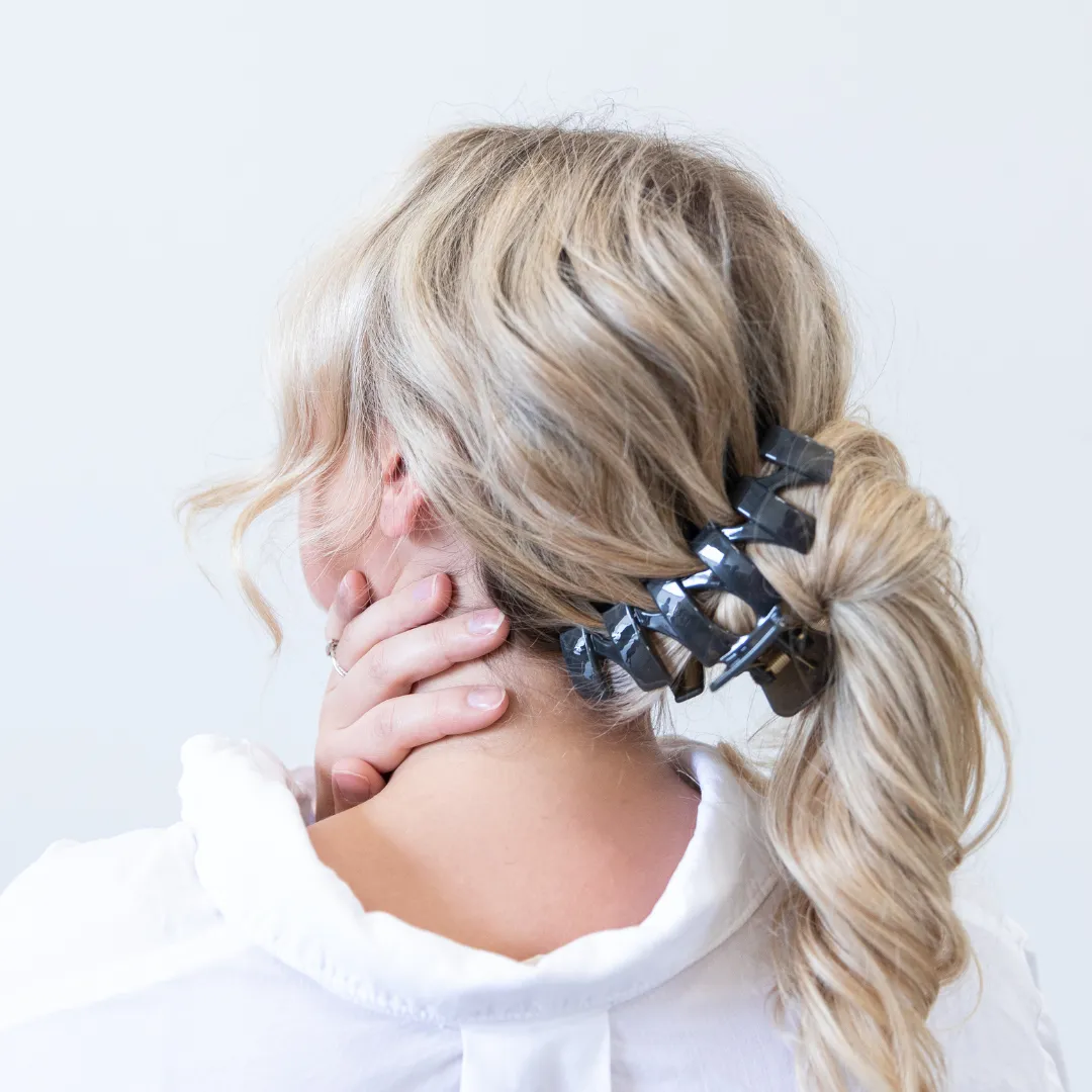 Large Bendable Zig Zag Claw Clip