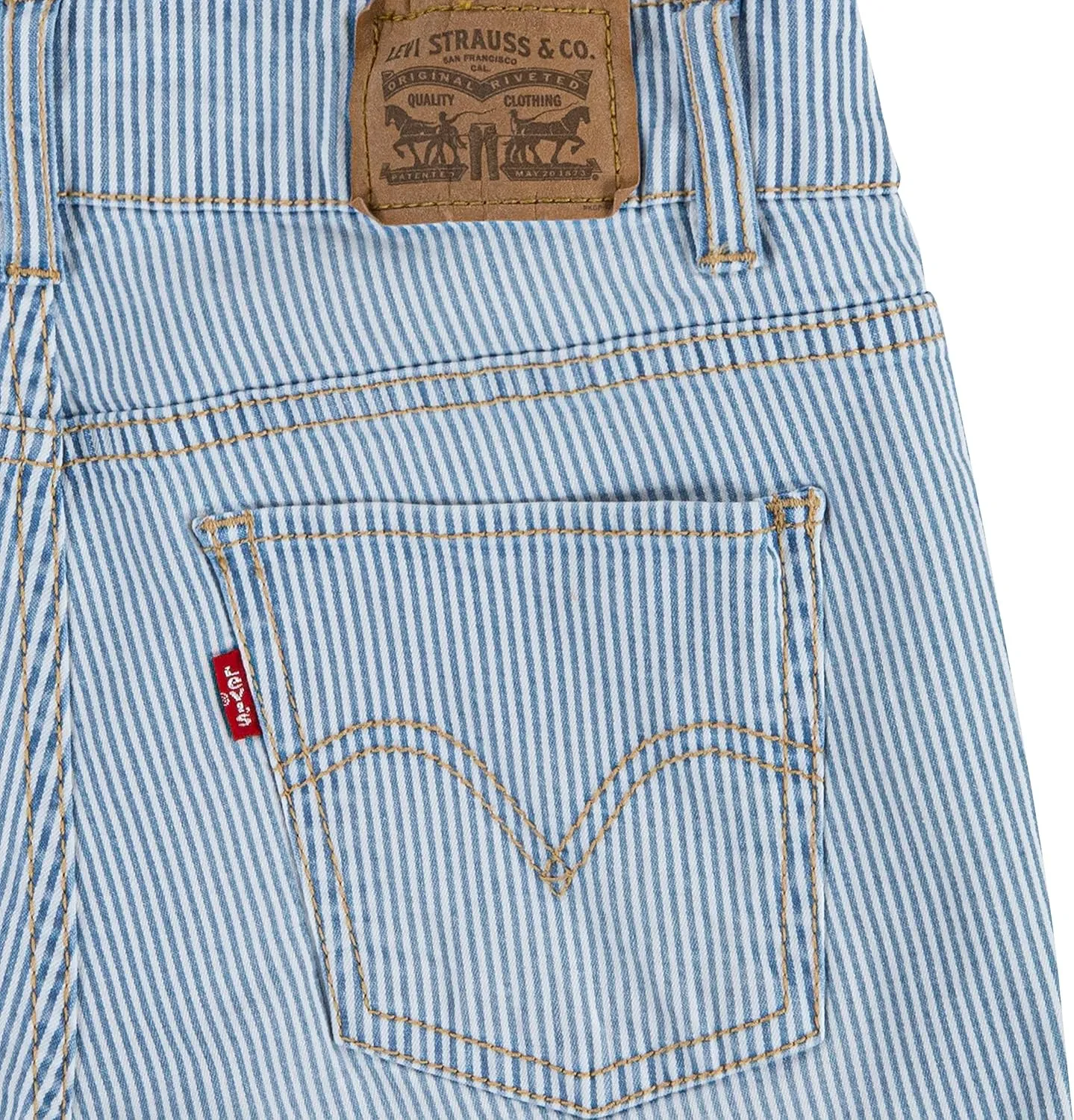 Levi's baby-girls And Baby Denim Shortall