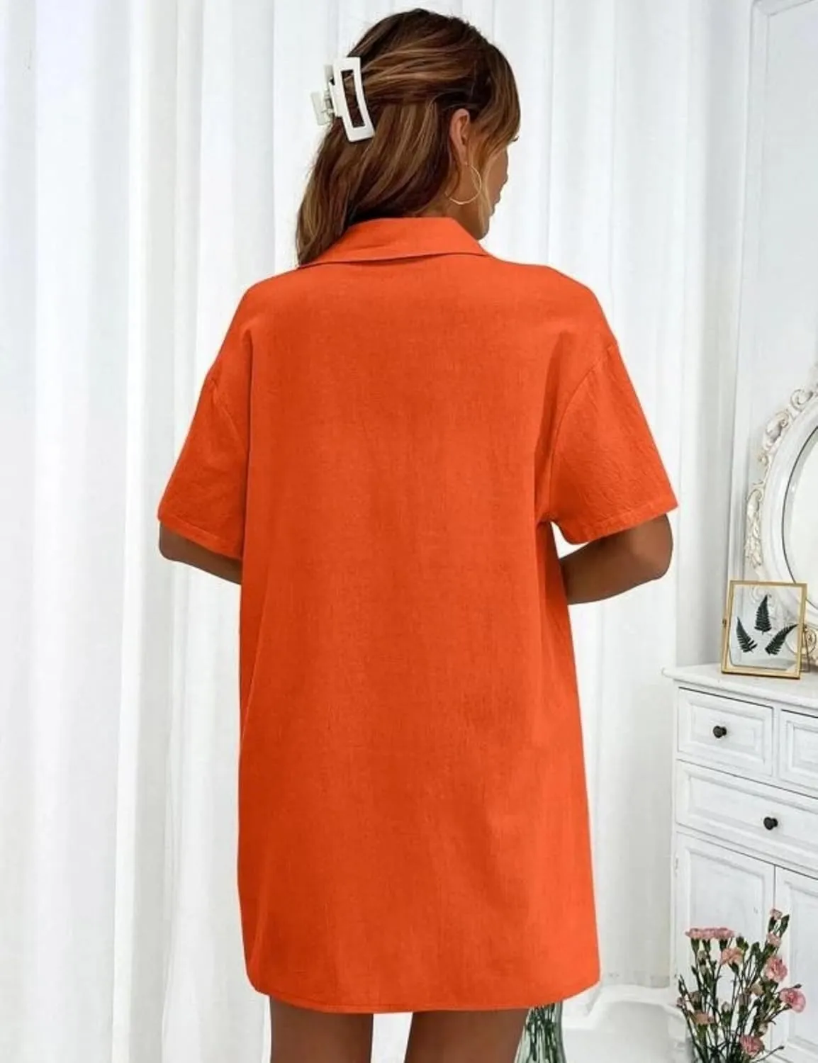 Linen Sets for Women 2 Piece Shorts Summer Beach Short Sleeve Top and Shorts Vacation Tracksuits