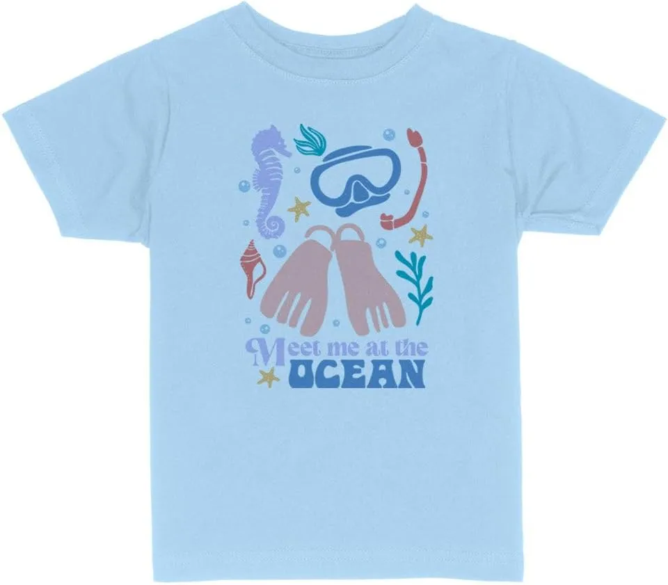 Meet Me at The Ocean Toddler Kids T-Shirt