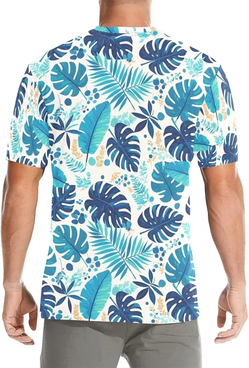 Men's Crew Neck T-Shirts Funny Summer Short Sleeve Casual Tee Shirt for Sports Volleyball Basketball Size S-3XL