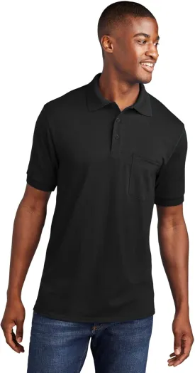 Port and Company 55 Ounce Jersey Knit Pocket Polo (KP55P)
