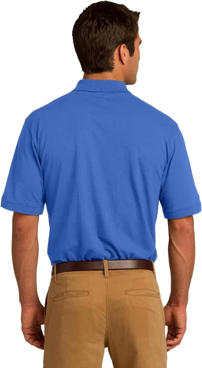 Port and Company 55 Ounce Jersey Knit Pocket Polo (KP55P)