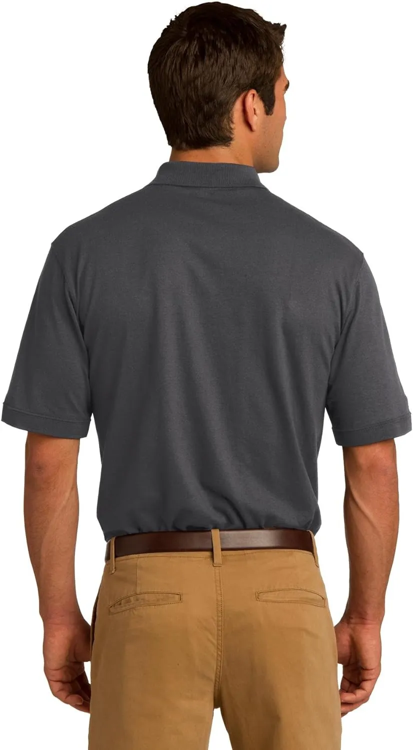 Port and Company 55 Ounce Jersey Knit Pocket Polo (KP55P)