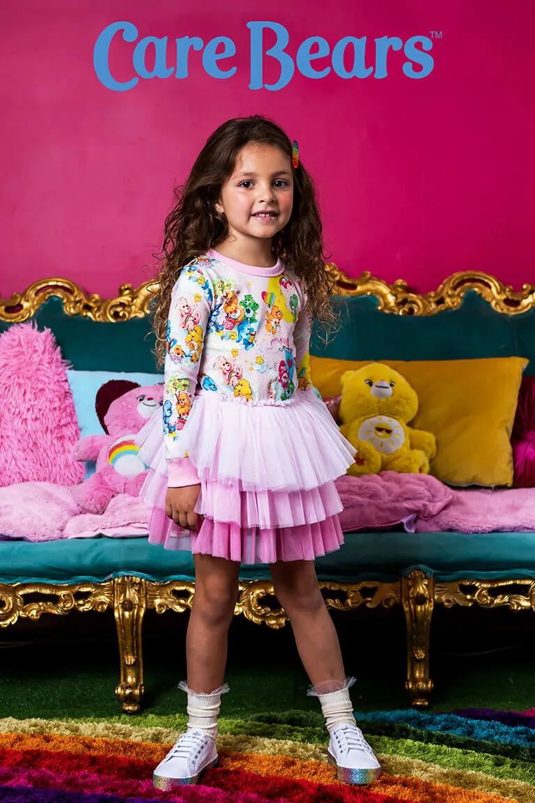 Rock Your Kid Friendship And Rainbows LS Circus Dress