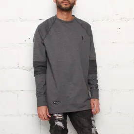 Rudimental Paneled Terry Jersey Charcoal