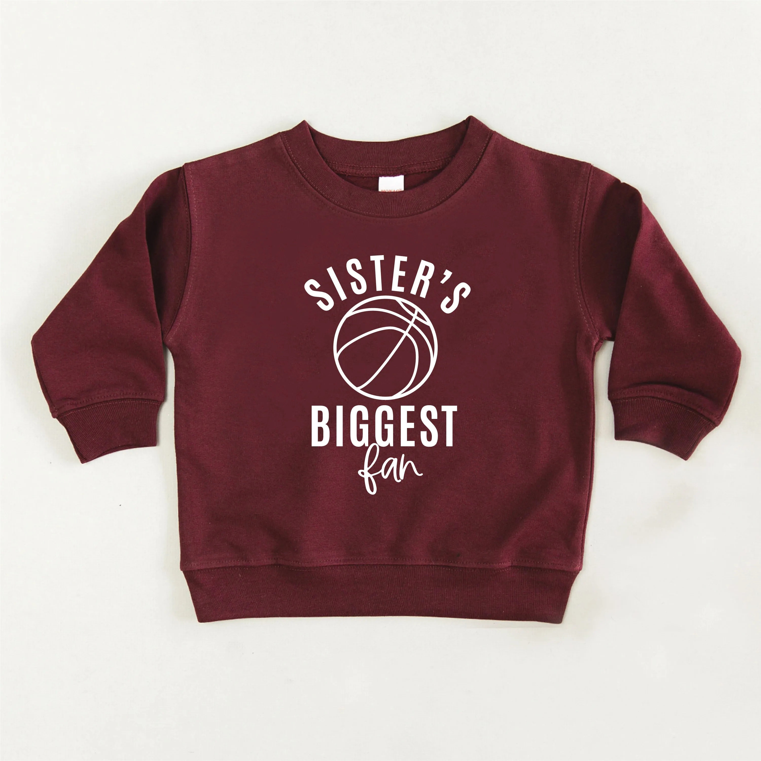 Sister's Biggest Fan - (Basketball) - Child Sweater