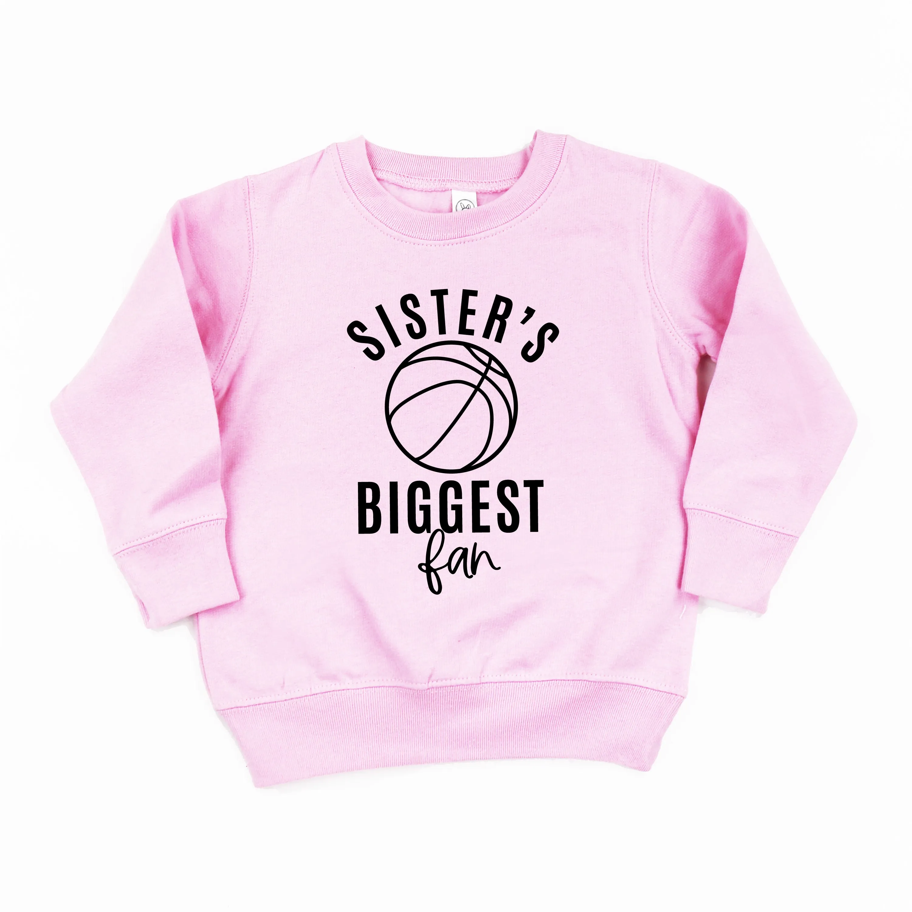 Sister's Biggest Fan - (Basketball) - Child Sweater