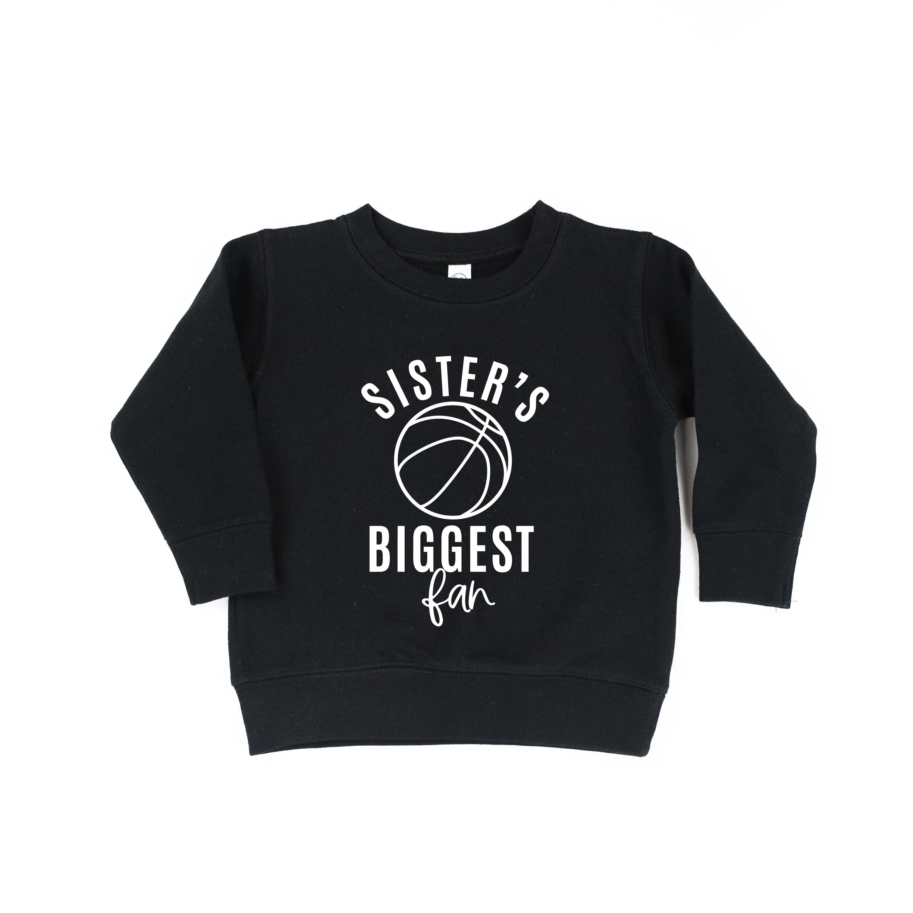 Sister's Biggest Fan - (Basketball) - Child Sweater