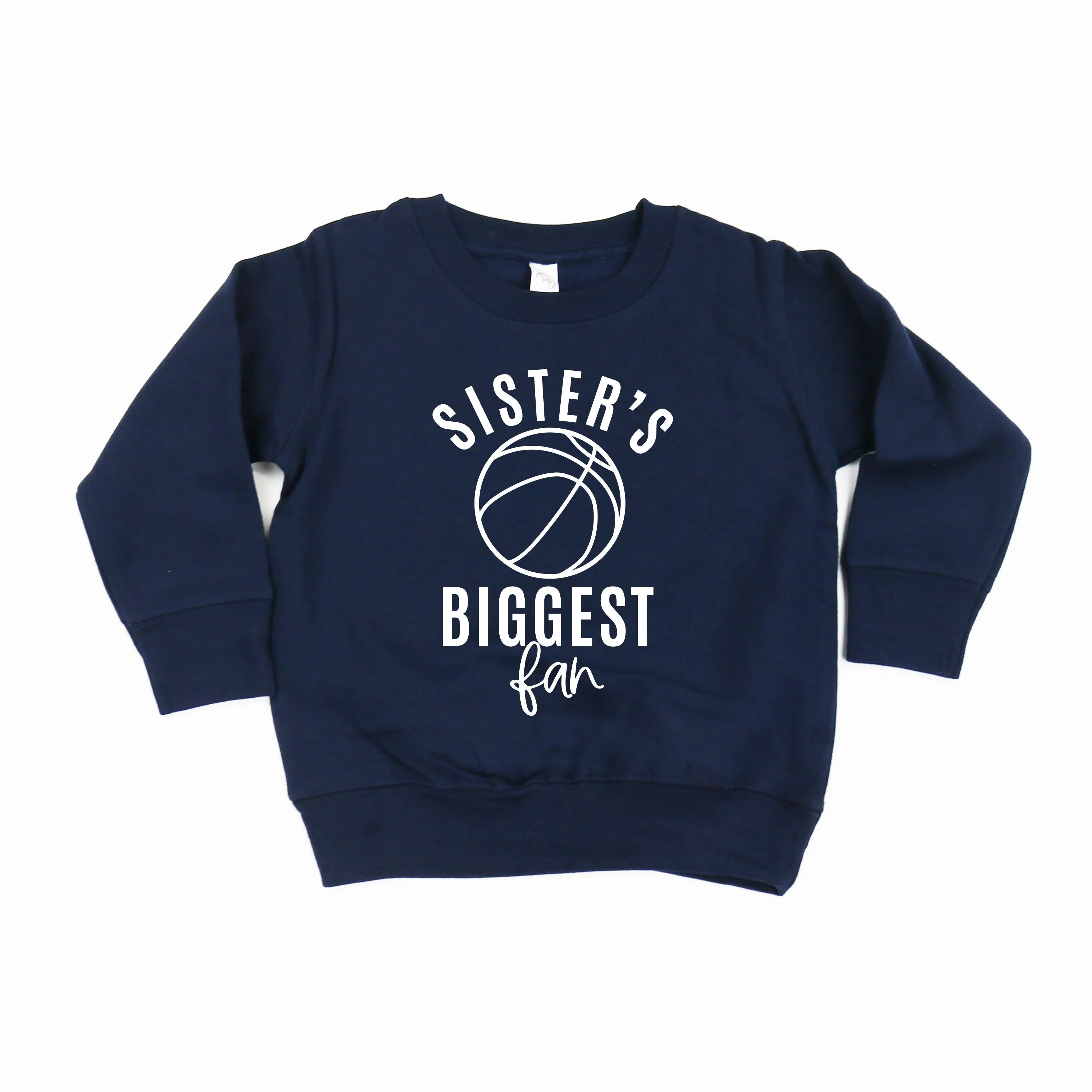 Sister's Biggest Fan - (Basketball) - Child Sweater