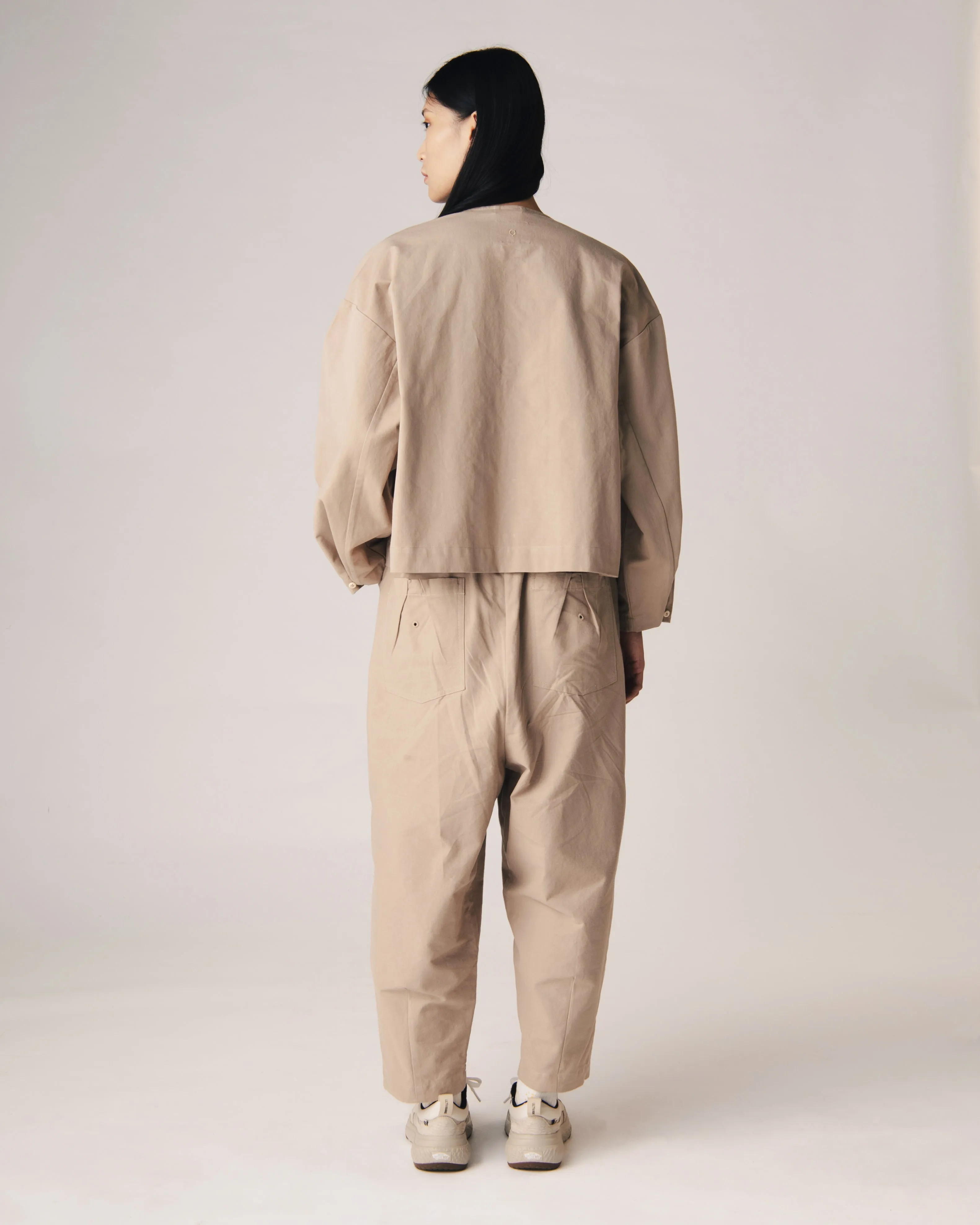 Unisex: The Cropped Jacket (Khaki)