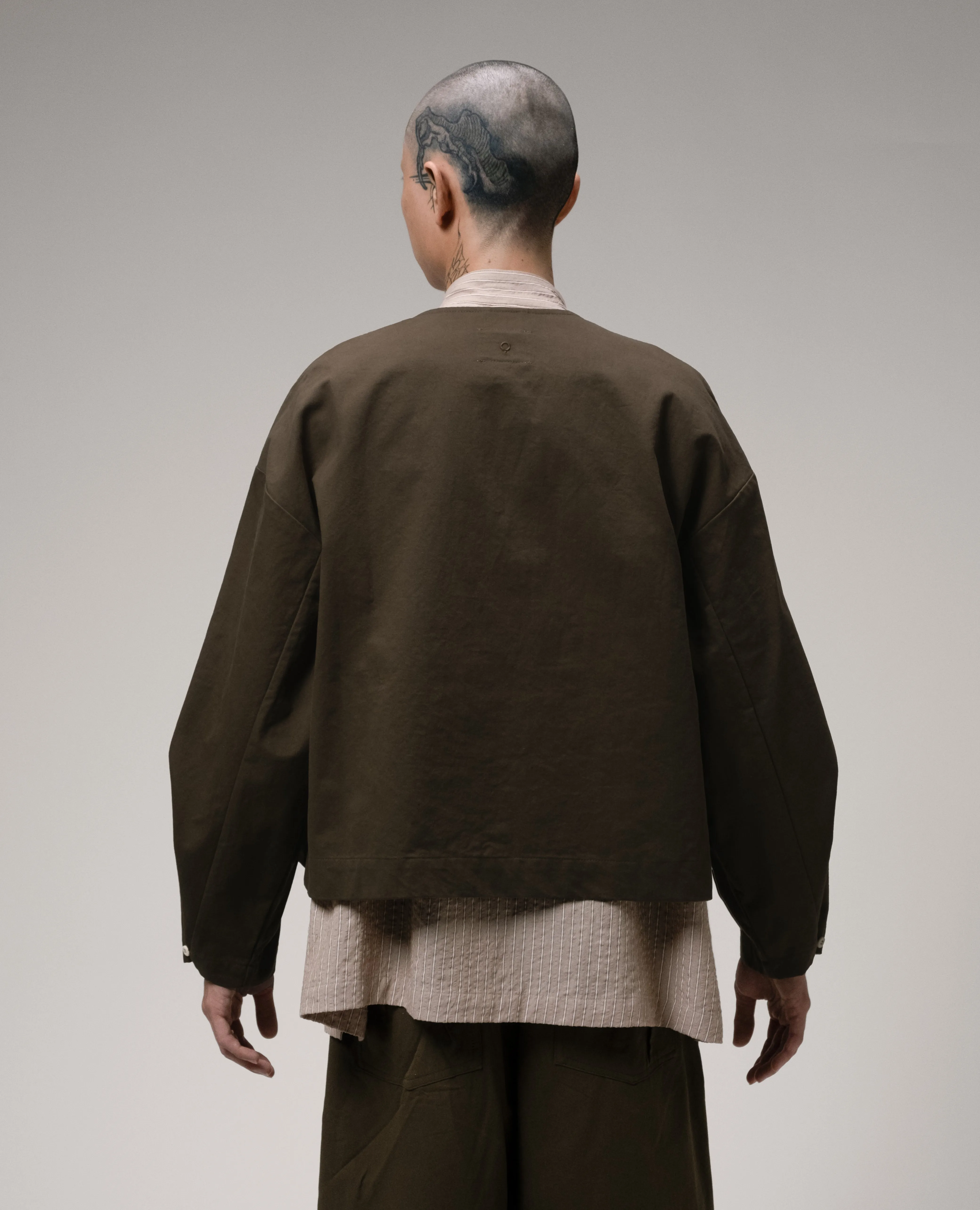 Unisex: The Cropped Jacket (Olive)