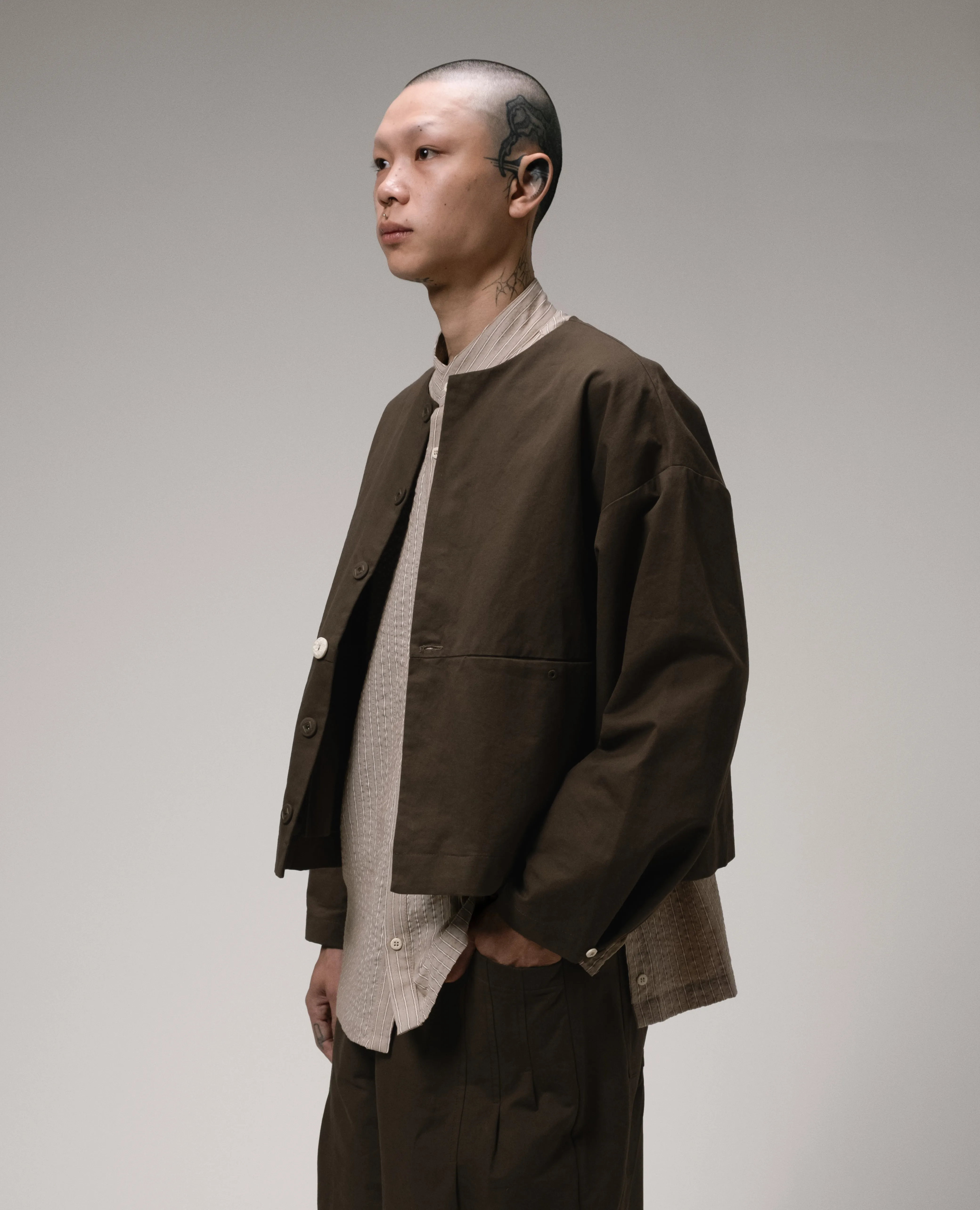 Unisex: The Cropped Jacket (Olive)
