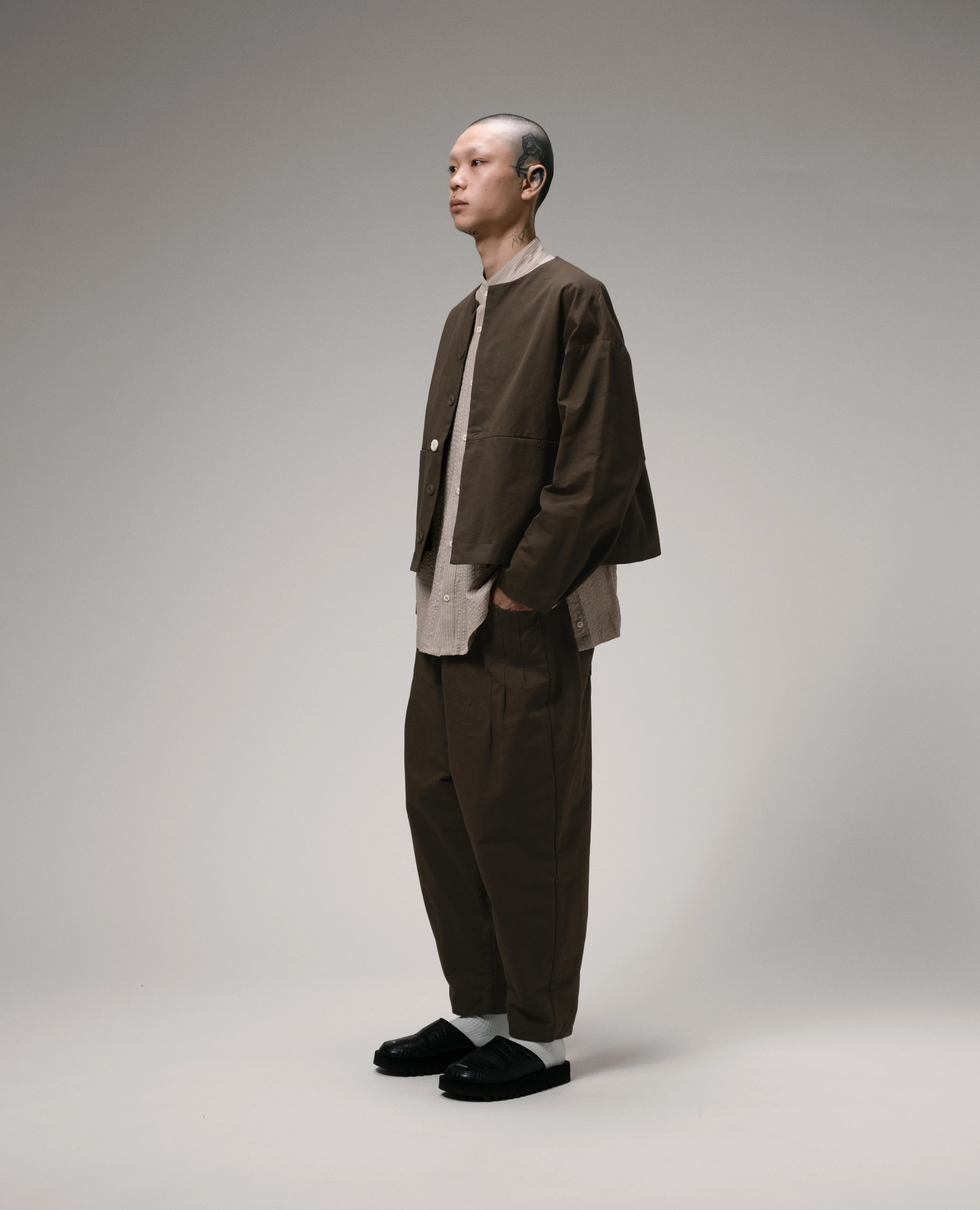 Unisex: The Cropped Jacket (Olive)